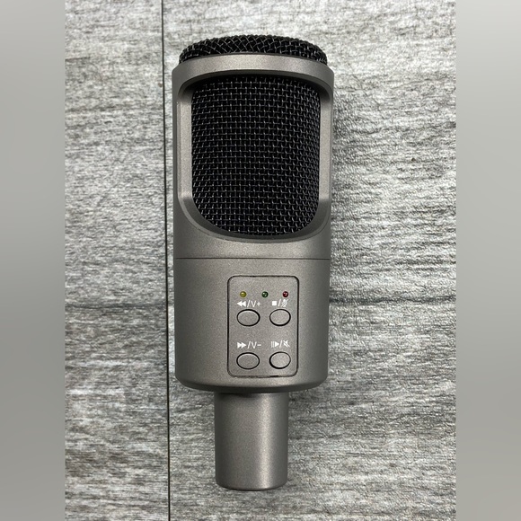 Condenser Gaming Microphone USB Noise Cancellation 16 Bit Preowned Box Cord - Picture 3 of 13